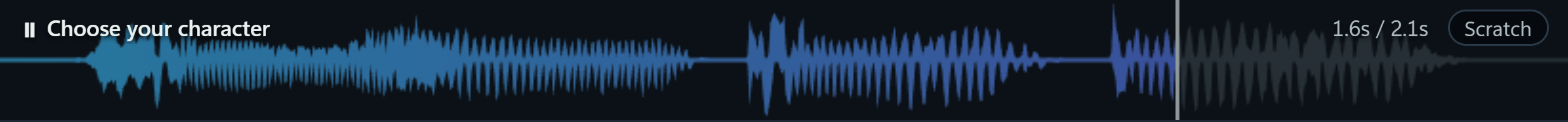 HonkPlayer's waveform in the Ocean theme